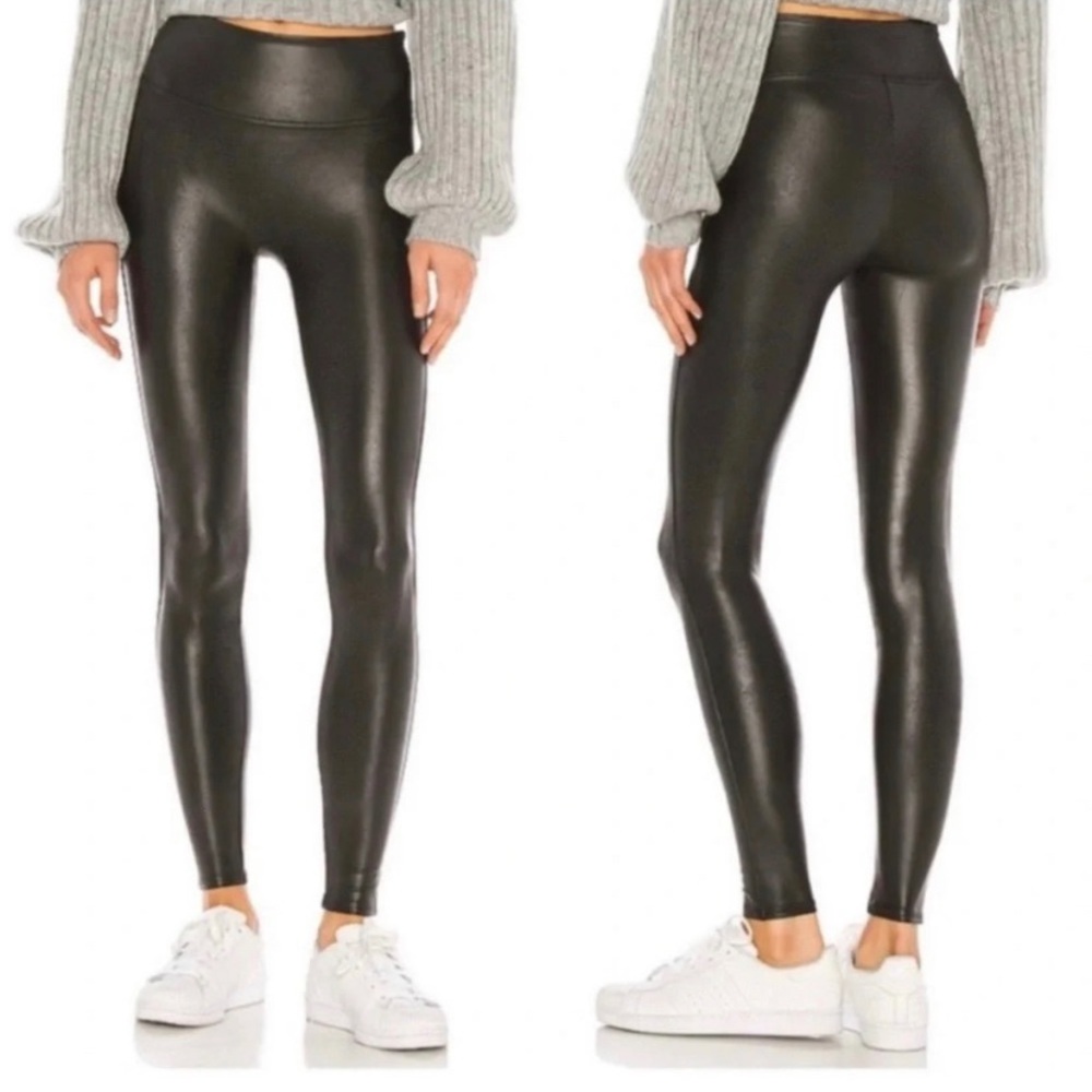 Spank faux leather leggings size small